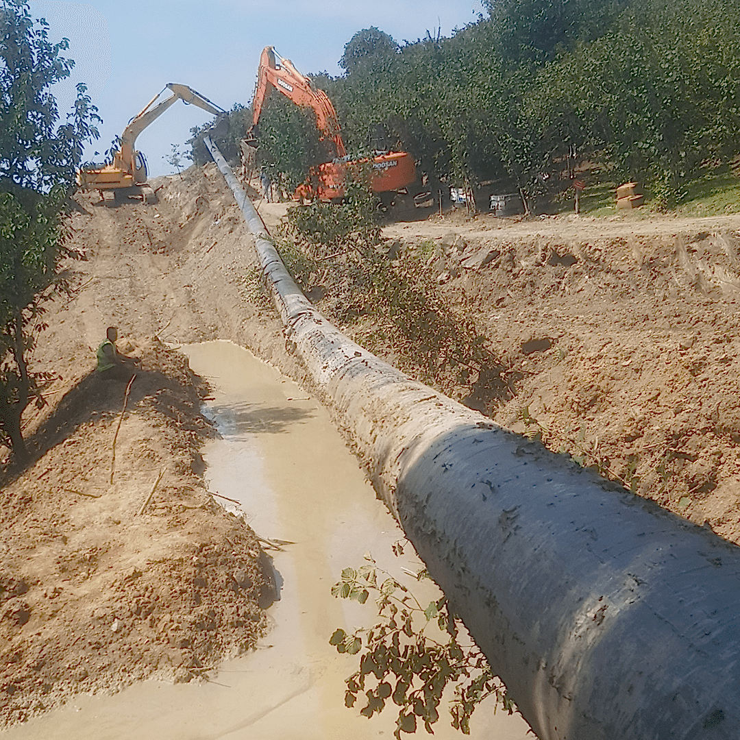 BORAŞ YÜKSEK BASINÇ ÇELİK KILIF BORUSU DÖŞENMESİ
