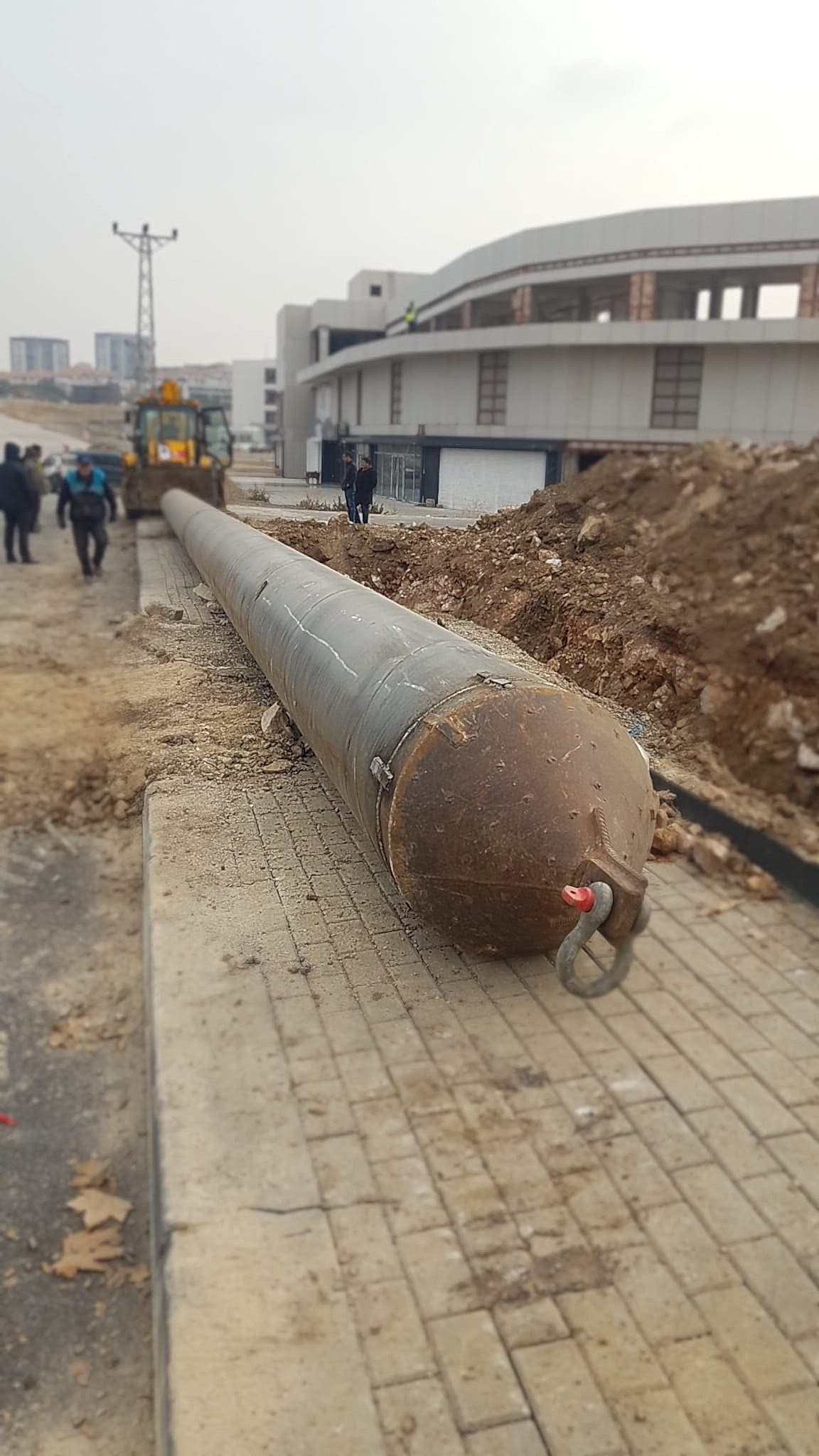 ANKARA ASKİ GENEL MÜDÜRLÜĞÜ ÇAYYOLU KONUTKENT 900 MM TEMİZ SU BORUSU DÖŞENMESİ